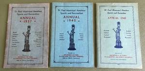lot 106D image: 1937, 1940, 1941 St. Paul Municipal Amateur Sports and Recreation Annual Yearbook