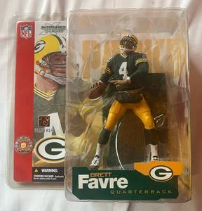 lot 200 image: Brett Favre MacFarlane Green Bay Packers Football Figure
