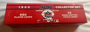 lot 205 image: 1988 Score Baseball Factory Card Set