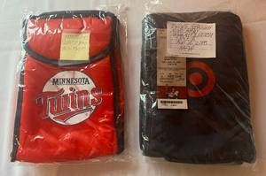 lot 209 image: 2 Minnesota Twins New Lunch Box Coolers Stadium Giveaway