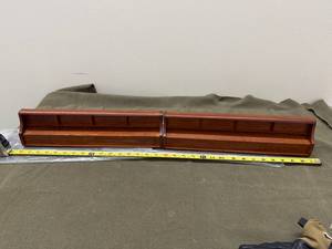 lot 9 image: Wooden Rifle Rest Stand