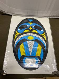 lot 17X image: Limited Edition Signed Art Print Mask Design 350