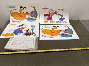 lot 18 image: Disney Character Placemats Set