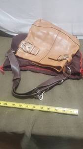 lot 21X image: Coach Leather Shoulder Bag 347