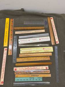 lot 53 image: Vintage Ruler Collection Assortment