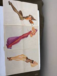 lot 64 image: Gil Elvgren Vintage Pin-Up Prints