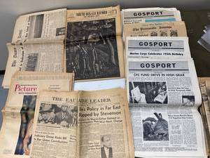 lot 73 image: Vintage Newspaper Collection