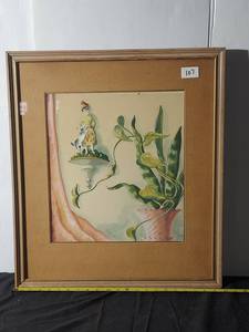 lot 107 image: Vintage Framed Art Print