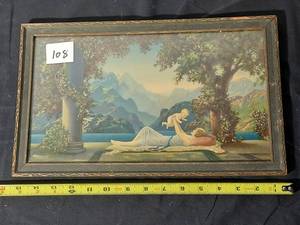 lot 108 image: Vintage Framed Art Print