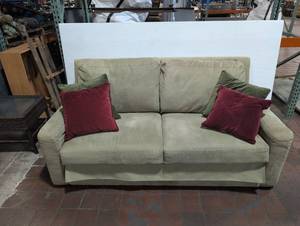 lot 256 image: Day & Night Sleeper Sofa with Pillows