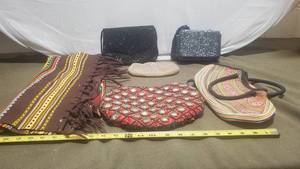 lot 318 image: Ethnic Bags & Clutches Lot