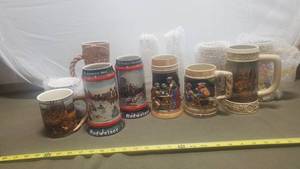 lot 326 image: Budweiser Beer Stein Collection