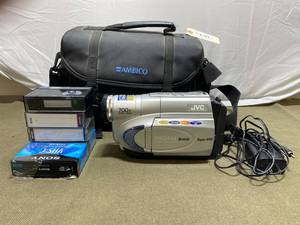 lot 341 image: JVC Super VHS-C Camcorder with Ambico Bag and Tapes