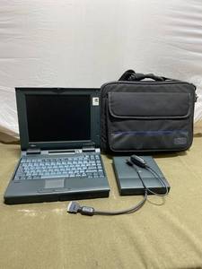 lot 351 image: Vintage Fujitsu Lifebook Laptop with Accessories and Carry Case