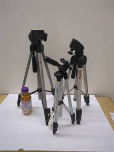 lot 389A image: Ambico, Vivitar, Sunpak Camera Tripod Lot