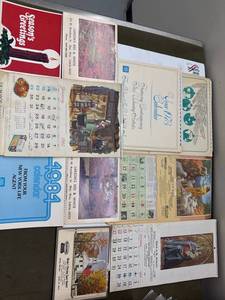 lot 7200Z image: Vintage Calendar Collection Lot