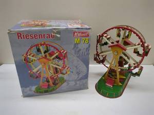lot 6X image: Wilesco M 78 Riesenrad Ferris Wheel Toy Tinplate 397