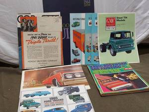 lot 9X image: Vintage Automotive Brochure Lot  404