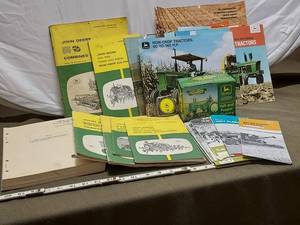lot 11X image: Vintage John Deere Manuals Collectibles Lot 417