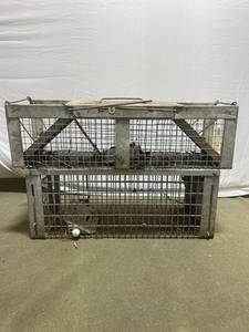 lot 212 image: Durable Metal Animal Catch Traps for Humane Wildlife Control