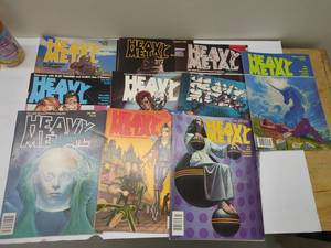 lot 376 image: Heavy Metal Magazine Collection Lot 1980-82