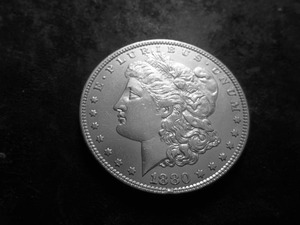 lot 5 image: 1880 Morgan Silver Dollar