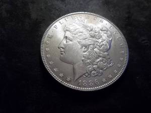 lot 17 image: 1886 Morgan Silver Dollar