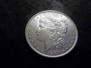 lot 20 image: 1889 Morgan Silver Dollar