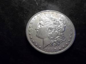 lot 23 image: 1897 Morgan Silver Dollar