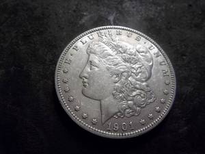lot 29 image: 1901 O Morgan Silver Dollar