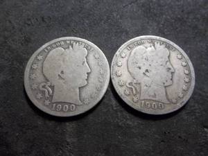 lot 47 image: 1900 O, 1900 S Barber Quarters