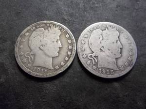 lot 57 image: 1916, 1916 D Barber Quarters