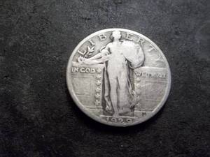 lot 63 image: 1929 Standing Liberty Quarter