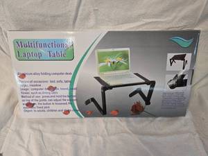 lot 27 image: New Multifunctional Laptop Table