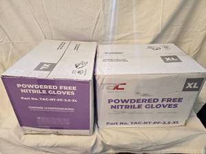 lot 52 image: (2) Boxes of XL Powder free Nitrile Gloves