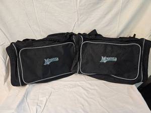 lot 63 image: (2) New Large Marlins Duffle Bags