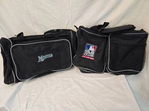 lot 67 image: (2) New Large Marlins Duffle Bags