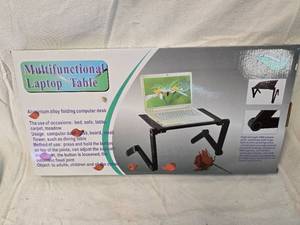 lot 90 image: New Multifunctional Laptop Table