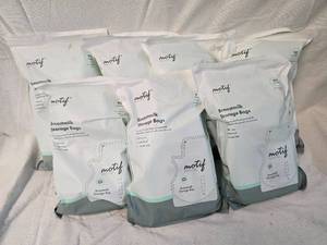 lot 107 image: (7) Packages Breastmilk Storage Bags 90ct.