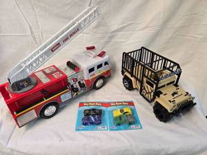 lot 113 image: Toy Fire Engine, Cars and Trucks
