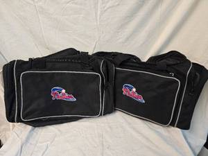 lot 127 image: (2) New Phillies Duffle Bags