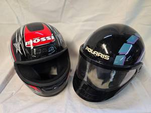lot 157 image: (2) Motorcycle Helmets