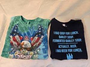 lot 160 image: 2016 Sturgis Shirt and Beer Shirt