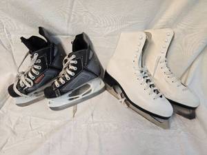 lot 162 image: (2) Pair Ice Skates