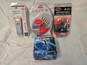 lot 173 image: Audio Video Access. Universal Remote, Laser Stage Light