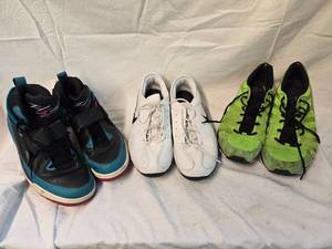 lot 212 image: Nike Air Jordan Flight 97 Size10.5, Nike Air Classic Series Size11.5, Reebok Zigtech Size10.5