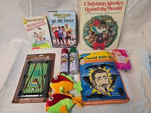 lot 241 image: Misc. Kids Books, Toys, Silly String
