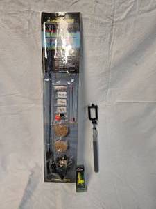 lot 265 image: Fishing Items, Ice Fishing Kit, Fishing Lure, Selfie Stick