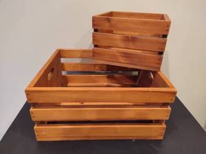 lot 83 image: Two Wooden Storage Crates