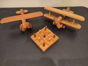lot 88 image: Wood Toy Airplanes